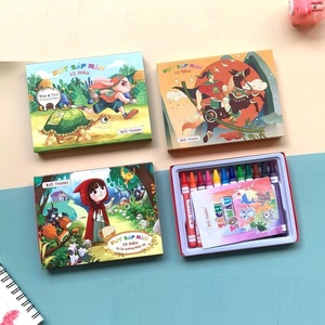 Livraison rapide, crayons de cire pour enfants, crayons de dessin pour tout-petits, produits pour tout-petits, ensembles de crayons de 12 couleurs - Product Image 6