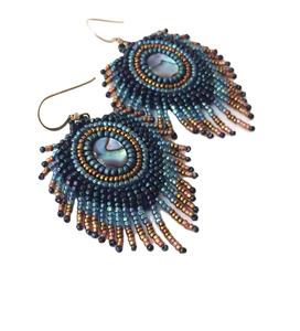 Pendientes de Cuentas Hechos a Mano, Pendientes Personalizados con Múltiples Cuentas, Joyería Festiva para Mujer al Mejor Precio - Product Image 1