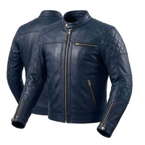 Chaqueta de motociclista moderna para hombre, chaquetas para hombre, estilo urbano, cuero genuino de vaca, tendencia en EE. UU. y Europa - Product Image 6
