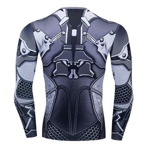 Camiseta de Compresión Deportiva de Primera Calidad, Rash Guard, para Fitness, con Impresión Personalizada, Suministro del Fabricante de Ropa Deportiva - Product Image 6