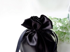 Custom Satin Gift Bag Reusable <b>Drawstring</b> Packaging Pouch for Luxury Brands Wedding Gifts and Promotional Products - Product Image 3