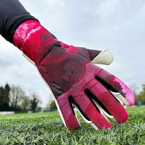 Guantes de Portero Profesionales Blancos de PU Transpirables con Agarre de Látex para Exteriores, Protección Completa de los Dedos, para Entrenamiento y Partidos de Fútbol - Product Image 3