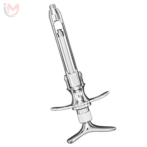 Seringue d'aspiration dentaire manuelle en acier inoxydable de haute qualité, instrument chirurgical professionnel, outil de précision réutilisable, CE - Product Image 3