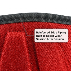 Ceinture de musculation en nylon pour squats, entraînement fitness, taille personnalisée, boucle à dégagement rapide antidérapante, fournisseur en gros, équipement sportif - Product Image 6