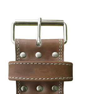 Ceinture de musculation professionnelle en cuir véritable de 4 pouces, réglable et imperméable, pour le soutien du dos et de la taille, sécurité fitness - Product Image 4