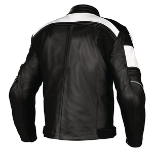 Heavy Duty Plus Size Motorbike <b>Racing</b> <b>Jacket</b> with Waterproof Breathable Leather Reinforced Safety Panels Customizable Options - Product Image 4