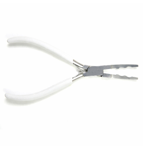Pinzas Profesionales de Acero Inoxidable con 3 Orificios para Extensiones de Cabello, Herramienta para Aplicar y Remover Anillos Micro Nano, para Uso en Salón - Product Image 6