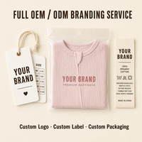 Combinaison de sommeil pour bébé en coton biologique, barboteuse à pieds avec impression personnalisée, pyjama à fermeture éclair bidirectionnelle pour bébé, vêtements de nuit pour nouveau-né