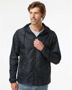 <b>Black</b> Hooded <b>Windbreaker</b> Jacket | Lightweight Zip Up Hooded Coat | Oversized Streetwear Rain Jacket | Custom OEM Manufacturer - Product Image 4