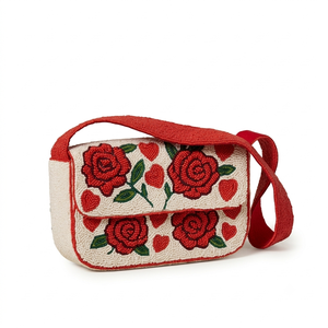 Bolso de Hombro Artesanal con Cuentas de Cangrejo y Ola Oceánica para Mujer, Bolso de Playa de Verano con Solapa, Cartera de Mano/Axilar - Product Image 6
