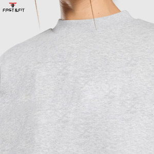 Custom Women's Breathable Streetwear Embroidered Crewneck Sweatshirts Loose Fit Long Sleeve Pullover - Product Image 5