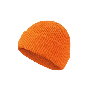 หมวกบีนนี่ถักสีทึบหมวกฤดูหนาวยางนุ่มสำหรับชุดลำลองกิจกรรมกลางแจ้งและสไตล์สตรีท - Product Image 5