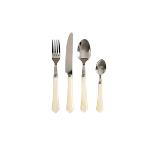 Ensemble de couverts modernes en acier inoxydable avec finition miroir haute brillance, compatibles lave-vaisselle, pour mariage et usage domestique, ensembles de couverts faits à la main - Product Image 2