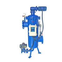 Filtre vertical automatique autonettoyant DN 150 à auto-évacuation pour la filtration des liquides dans les pipelines pétrochimiques