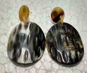 Top Quality Handmade Buffalo Horn <b>Earring</b> Hot Selling Buffalo Horn <b>Earring</b> Natural Buffalo Horn <b>Earring</b> for Women - Product Image 5