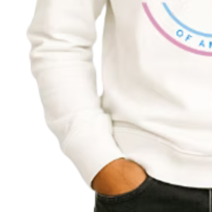 เสื้อสเวตเชิ้ตเด็กชายสีขาวลายตัวอักษรสำหรับครอบครัว แขนยาว สวมใส่สบายทุกวัน เสื้อผ้าสไตล์ลำลอง - Product Image 5