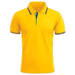 Chemises polo pour hommes, manches courtes, polo de golf avec poches, t-shirt de tennis respirant, polos d'été - Product Image 1