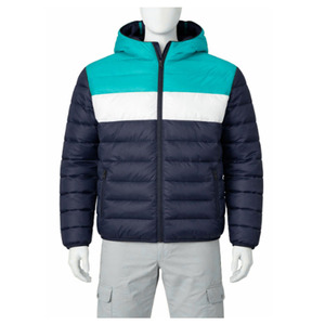 Men puffer <b>jacket</b> long sleeve breathable fabric regular fit design pullover hoodie custom logo printing men puffer <b>jacket</b> - Product Image 2