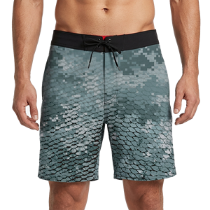 Shorts de Baño para Hombre con Estampado de Escamas de Pescado, Secado Rápido, 100% Poliéster, UPF 50, Traje de Baño para Pesca, Ropa de Playa de Alto Rendimiento - Product Image 1