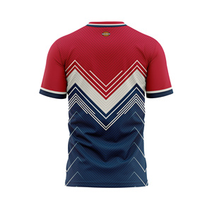 MADE4MATCh Maillot de sport personnalisé de haute qualité Vente en gros Impression par transfert thermique Polyester Séchage rapide Respirant Col rond Unisexe - Product Image 2