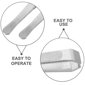 2 ชุด BAFA SURGICAL INSTRUMENTS BSI-ET-364 ความแม่นยำสูงป้องกันไฟฟ้าสถิตย์สแตนเลสสตีลแหนบคีบคิ้วปลายตรง 9.1 ซม. - Product Image 2
