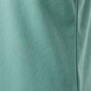 Polo à manches courtes vert menthe pour homme, 100% coton, tissu Oxford respirant, coupe décontractée, design uni, style tissé - Product Image 5