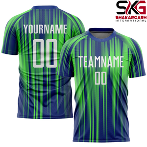 Conjunto de Uniforme de Fútbol Personalizado, Camiseta y Pantalones Cortos de Fútbol de Secado Rápido, Equipación Deportiva a Rayas para Adultos - Product Image 6
