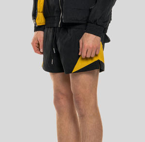 Ensemble de survêtement streetwear froissé coupe-vent personnalisé avec logo, 100 % polyester, deux pièces, respirant, pour hommes - Product Image 2