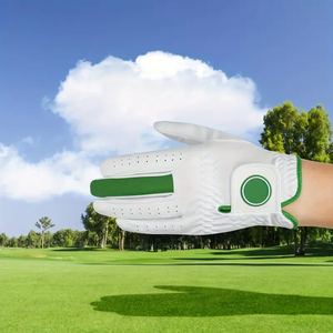 Gants de golf de qualité supérieure, gants Cabretta à doigts entiers pour hommes et femmes, gants de golf personnalisés avec logo - Product Image 1