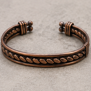 Authentic <b>Wire</b> Wrapped Pure Metal Open Cuff Bangle Luxury Metal Jewelry Promotional Novelty Gift - Product Image 6