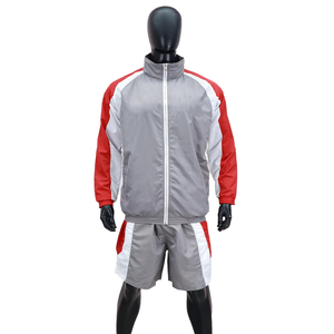 Low MOQ Lightweight Polyester Taslon Raglan Sleeve Jacket and Shorts <b>Set</b> OEM Athleisure Wear Hoodies Supplier - Product Image 3