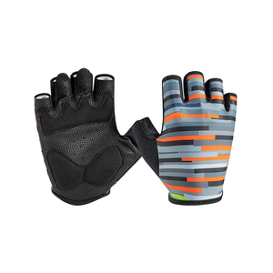 Guantes de Ciclismo de Invierno con Medio Dedo y Cierre de Cordones, Unisex, de Cuero, Poliéster y Neopreno para Deportes al Aire Libre - Product Image 1