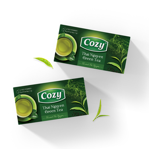 Sachets de thé vert bio scellés à chaud, saveur thé, portion individuelle, boîtes personnalisées avec logo, emballage – Fournisseur direct usine - Product Image 1