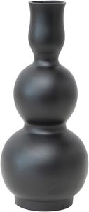 Jarrón Decorativo Minimalista de Metal Negro para Mesa, Diseño Escultural Hecho a Mano, Pieza Decorativa Moderna - Product Image 3