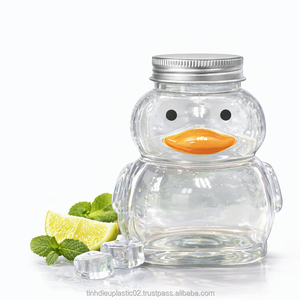 Botellas de Plástico PET de 500 ml con Tapa de Rosca de Aluminio, Diseño de Pato Adorable, OEM ODM para Envasado de Jugos, Leche, Té y Café - Product Image 5