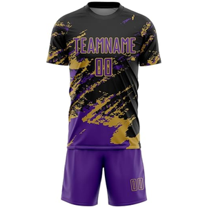 เสื้อฟุตบอลแบบซับลิเมชั่นสั่งทำพิเศษ พร้อมชื่อทีม หมายเลข และโลโก้ สำหรับเด็กและผู้ใหญ่ ชุดฟุตบอล - Product Image 4