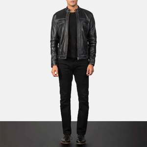 Best Quality Leather Jacket Waterproof Casual Wear Leather Jacket Suitable Price - Product Image 2