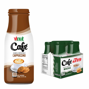 VINUT 280ml sans OGM sans produits laitiers sans gluten Arabica robusta café boisson prix usine OEM/O marque privée échantillon gratuit offert - Product Image 1