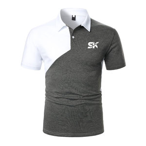 Polo classique pour homme en coton mélangé, vêtement décontracté avec coutures durables pour les activités quotidiennes et les voyages - Product Image 1
