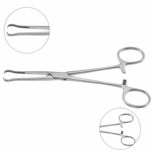Pinzas falangiales LOCKE 1x2 con dientes serrados, longitud 6 pulgadas (15.2 cm), ZETOMEDPRO - Product Image 1