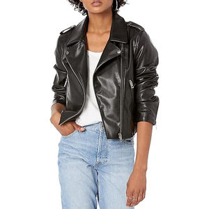 Veste tendance et élégante en cuir PU personnalisable pour femme – Nouvelle collection décontractée et respirante – Vente en gros par le fabricant - Product Image 1
