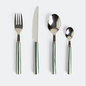 Juego de cubiertos de acero inoxidable duradero, ideal para uso intensivo en restaurantes y servicios de catering. - Product Image 1