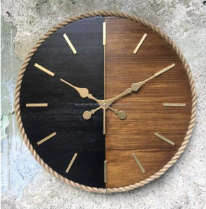 Reloj de Pared Decorativo de Madera Personalizado, Moderno, Redondo, de 12 Pulgadas - Product Image 4