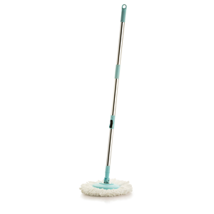 Elegante cubo de fregado giratorio de plástico con sistema de limpieza de suelos de giro suave y fácil escurridor para uso doméstico en cocina. - Product Image 6
