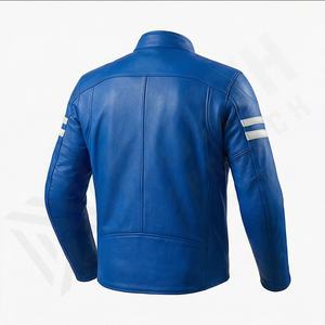 Chaqueta de Motociclista de Cuero Genuino para Hombre de la Mejor Calidad, Nueva Colección de Invierno, Chaquetas de Motocicleta con Protecciones Desmontables Personalizadas - Product Image 2