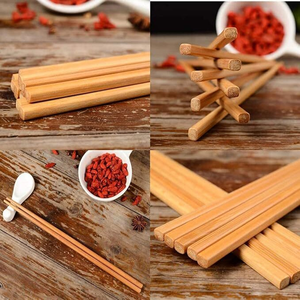 Palillos de Bambú Natural – Palillos de Madera Largos, Ligeros y Reutilizables para Sushi Japonés, Comida Coreana y Uso Diario - Product Image 6