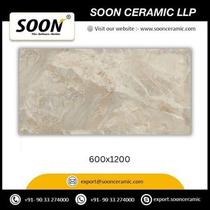 Carreaux muraux en porcelaine mate I-TUSCON BROWN Infinite Matte 600x1200, imitation pierre moderne, pour usage intérieur salle de bain - Product Image 3