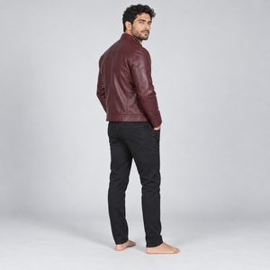 Chaquetas de cuero para hombre de alta calidad con cuero premium, costuras duraderas, ajuste cómodo y estilo sofisticado para el día a día. - Product Image 5