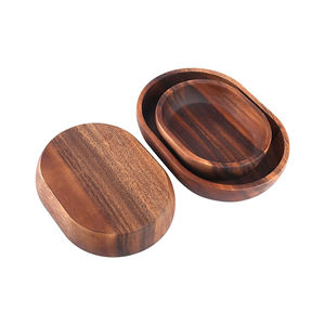 Bol en bois de style américain, artisanal, durable et respectueux de l'environnement, résistant au lave-vaisselle, idéal pour servir des collations et des fruits - Bols de qualité supérieure - Product Image 3
