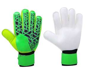 WARPRO INDUSTRY Red PU Leather Football Goalkeeper Gloves Full Finger Breathable Powerful Catch Pull-On Adjustable <b>Wrist</b> <b>Strap</b> - Product Image 6